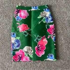 Kate Spade Floral Midi Skirt